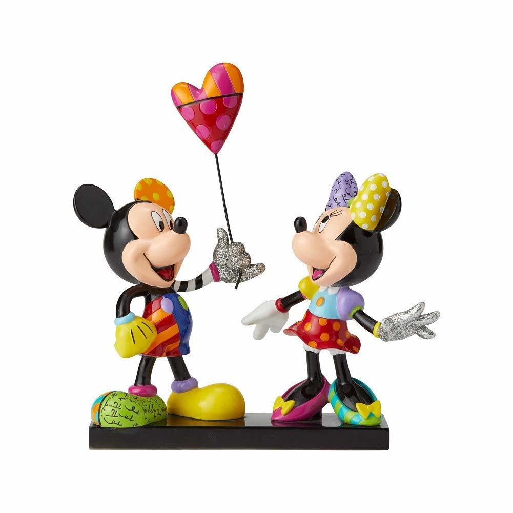 Mickey & Minnie Mouse Balloon Limited Edition Large Stone Resin Britto Figurine
