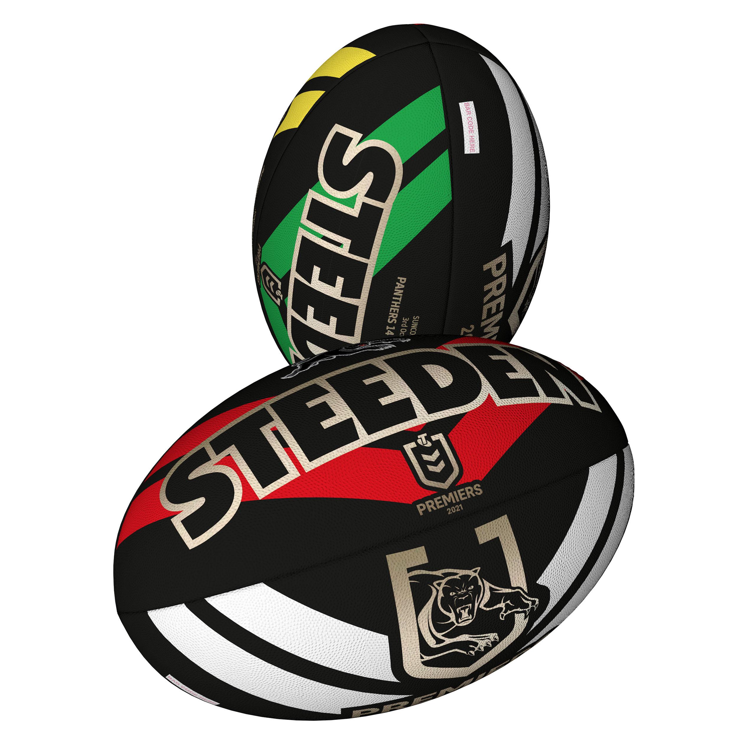PRE ORDER - Penrith Panthers 2021 NRL Premiers Full Size 5 Large Football Foot Ball Footy