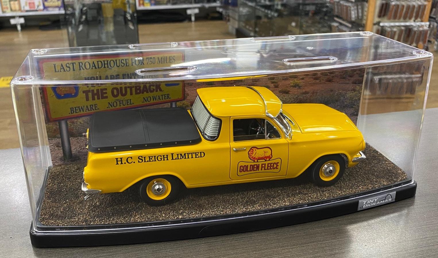 Golden Fleece Outback Tiny Dioramas Slimline 1:18 Scale Display Case For Model Car