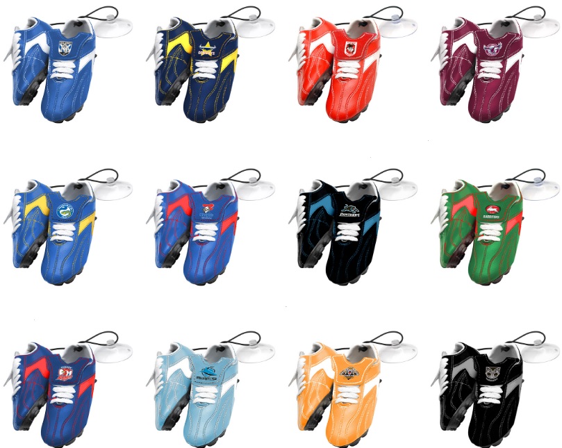 NRL Team Suction Boots Hanging Shoes
