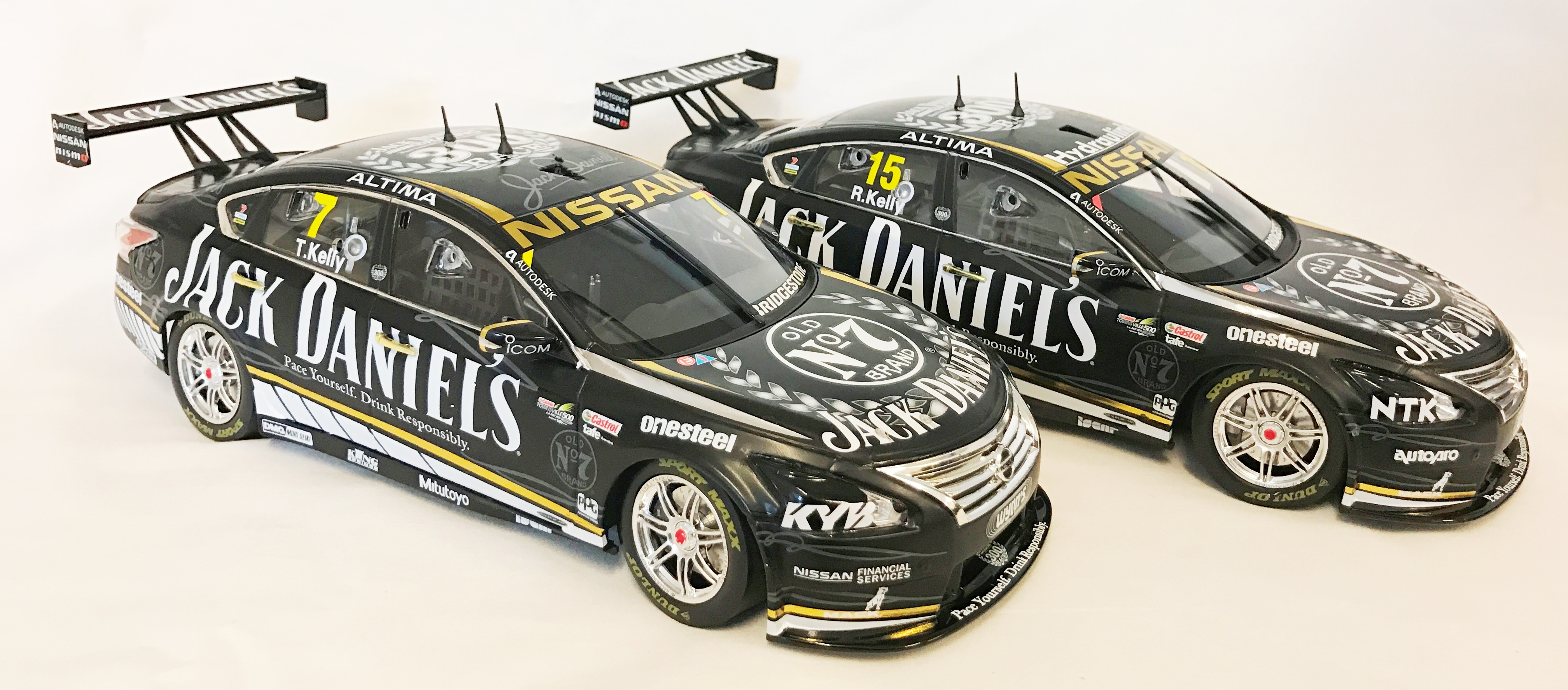 Nissan Altima Townsville Jack Daniel's Livery Todd Kelly #7 and Rick Kelly #15
