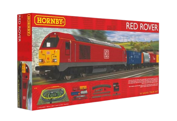 Hornby Red Rover 00 Gauge Diesel Locomotive 1:76 Scale Model Train Set