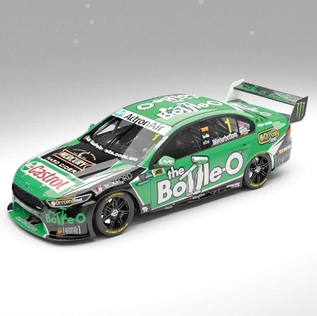 PRE ORDER - 2016 #1 Mark Winterbottom The Bottle-O Racing Team ITM Auckland Supersprint Race Winner Ford FGX Falcon Supercar 1:18 Scale Model Car (FULL PRICE - $250.00*)