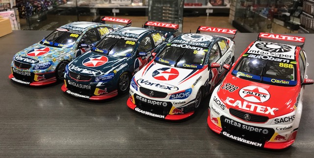 Collection Of 4 Craig Lowndes Holden Commodore 