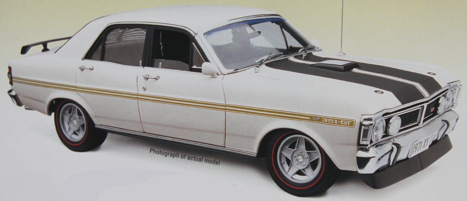 PRE ORDER - Ford XY Falcon Phase III GT-HO Ultra White 1:18 Scale Model Car (FULL PRICE - $279)