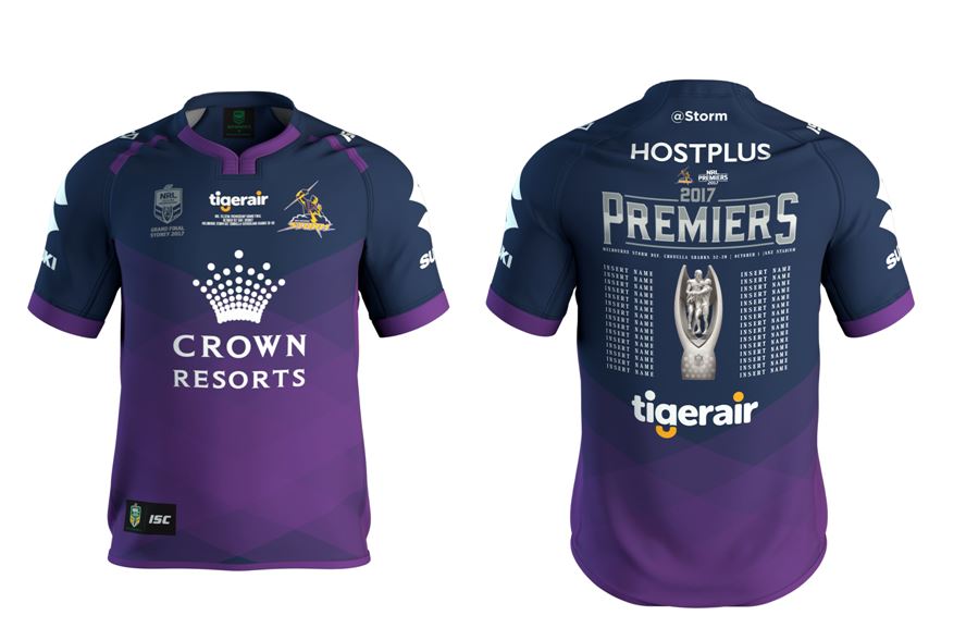 Melbourne Storm 2017 Youth Premiers Jersey