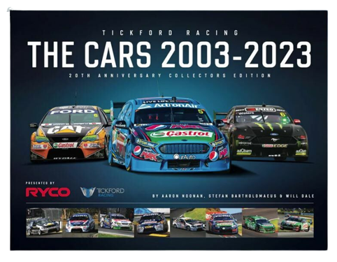 PRE ORDER $50 DEPOSIT - Tickford Racing The Cars 2003 - 2023 Hardcover 20th Anniversary Collectors Edition Book By Aaron Noonan,
Stefan Bartholomaeus And Will Dale (FULL PRICE - $119.99*)
