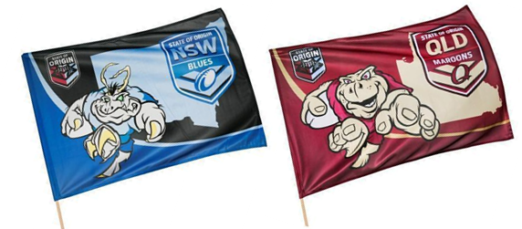 State of Origin Game Day Flags