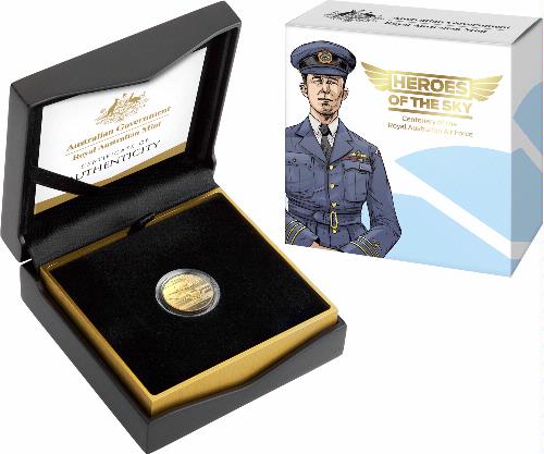 2021 Air Marshall Sir Richard Williams Heroes of the Sky $10 'C' Mintmark Gold Proof Coin Centenary of the Royal Australian Air Force RAAF Royal Australian Mint RAM
***LIMIT 2 PER CUSTOMER***