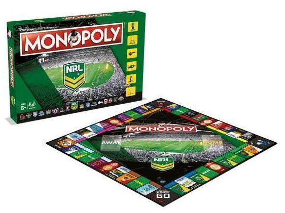 NRL National Rugby League Monopoly Board Game Collectors Item Fast Trading Game