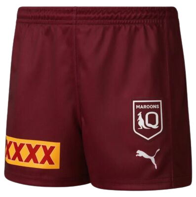 Queensland QLD Maroons 2023 NRL State Of Origin SOO On Field Replica Mens Adult Shorts