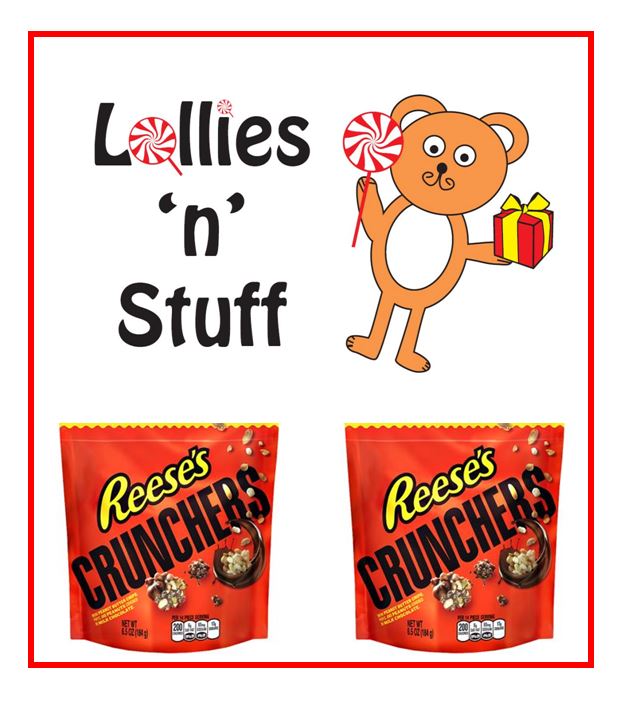 2 x 184g Bags Reeses Pieces Crunchers