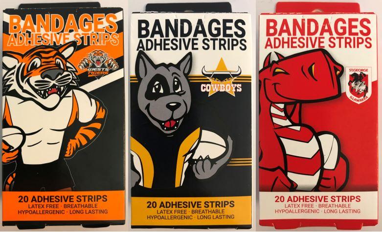 NRL Bandages Adhesive Strips 20 Pack