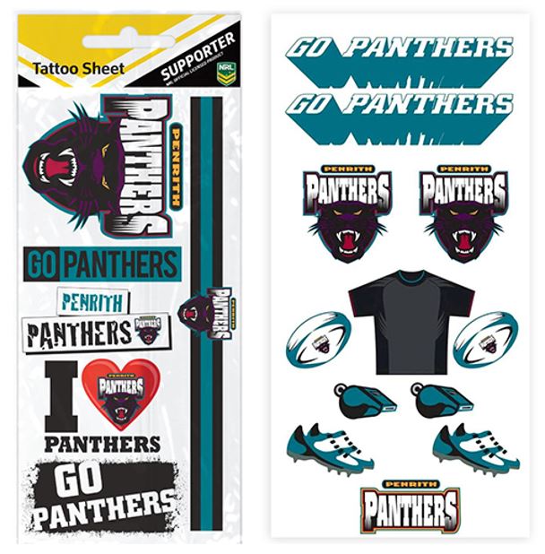 Panthers Tattoo Sheets