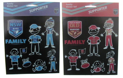 State of Origin My Family Stickers