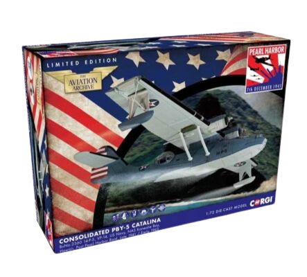 Corgi Consolidated PBY-5 Catalina Pearl Harbour 80th Anniversary Diecast Aircraft 1:72 Scale Model Plane