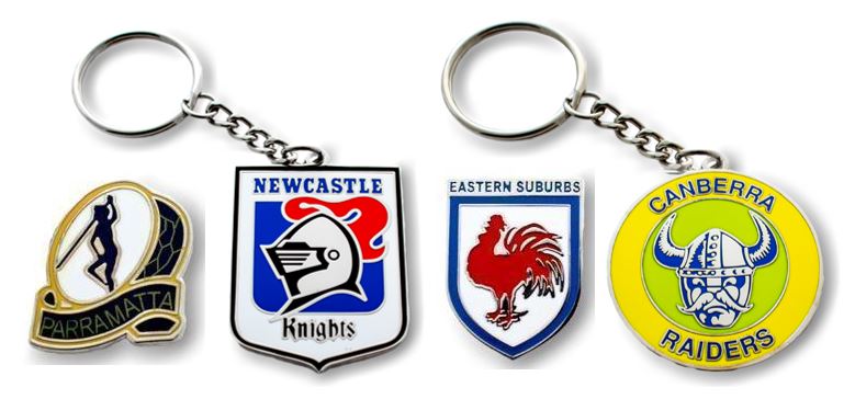 NRL Heritage Pins & Keyrings