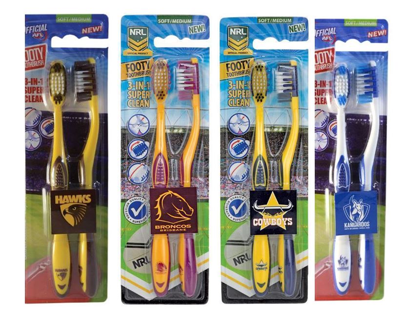 AFL & NRL Toothbrushes