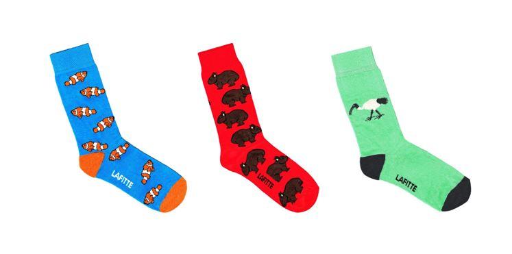 Lafitte Mens Patterned Socks Various Designs Available
