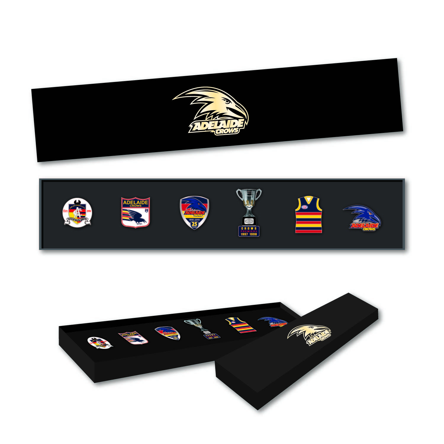 AFL Team Pin Collection In Presentation Box
