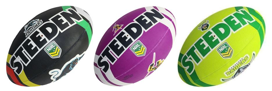 NRL Steeden Footballs - 11 Inch and Full Size