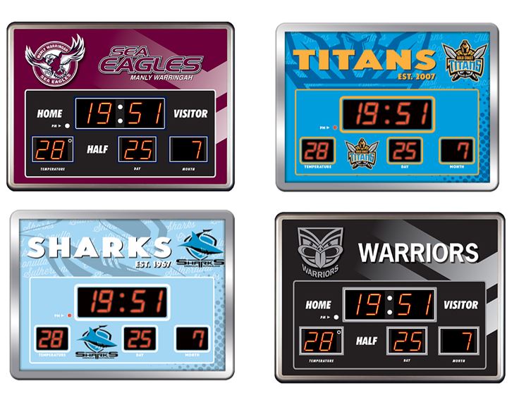 NRL Scoreboard Clocks
