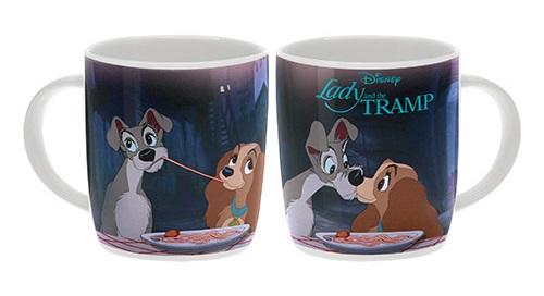 Disney Lady & The Tramp Barrel Mug 400ml Coffee Tea Cup