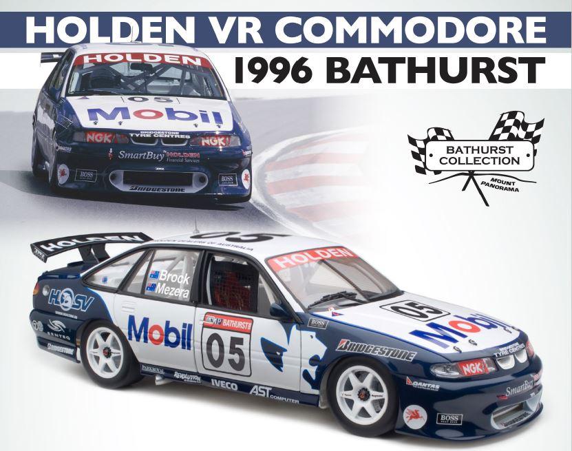 1996 Bathurst Peter Brock Tomas Mezera Holden VR Commodore 1:18 Scale Model Car
