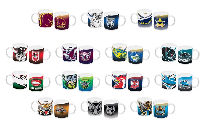 NRL Team Ceramic Coffee Mugs
