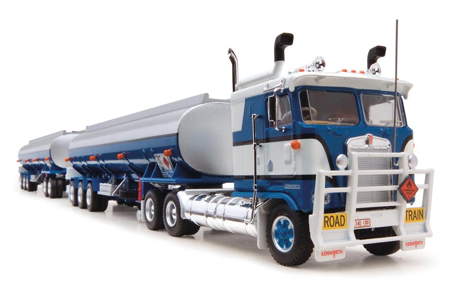 Highway Replicas Tanker Road Train Die Cast Model Truck With Additional Trailer & Dolly 1:64 