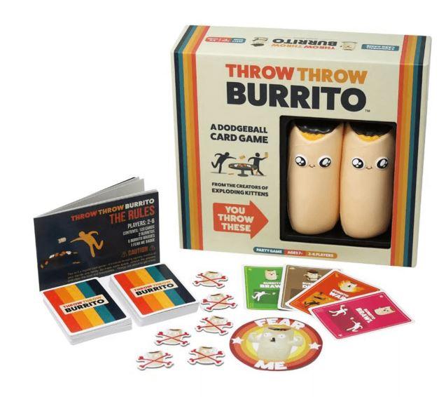Throw Throw Burrito Card Game Family Friendly