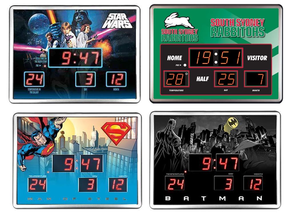 Assorted LED Digital Scoreboard Clocks