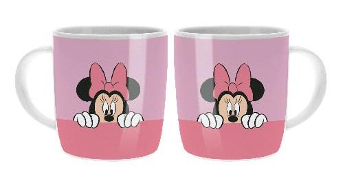 Disney Minnie Mouse Pink Hiding Barrel Mug 400ml Coffee Tea Cup