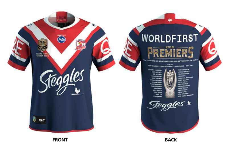 Sydney Roosters 2018 Youth Premiers Jersey