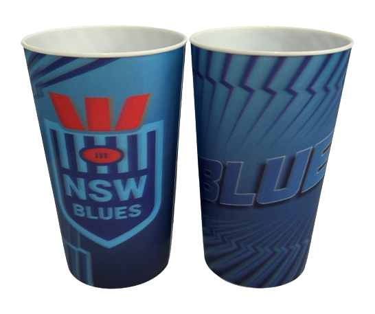 New South Wales NSW Blues State of Origin SOO Lenticular Plastic Tumbler Cup
