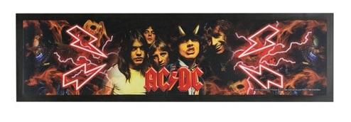 AC/DC ACDC Highway To Hell Rubber Back Bar Runner Mat