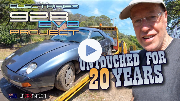 Electric Porsche 928 project / I bought a BARN FIND donor car (Ep.1)