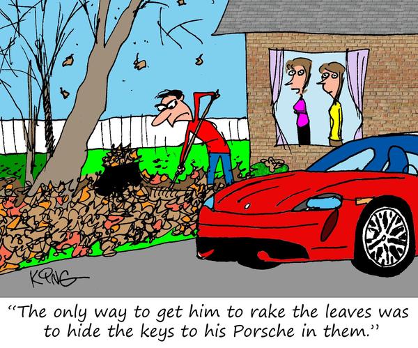 Porsche Cartoon