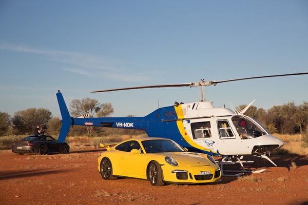 Porsche 918 outback shooting support