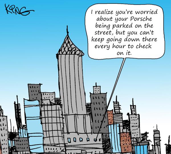 Porsche Cartoon