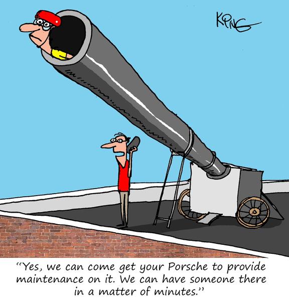 Porsche Cartoon