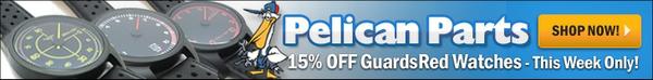 Pelican Parts Guards red