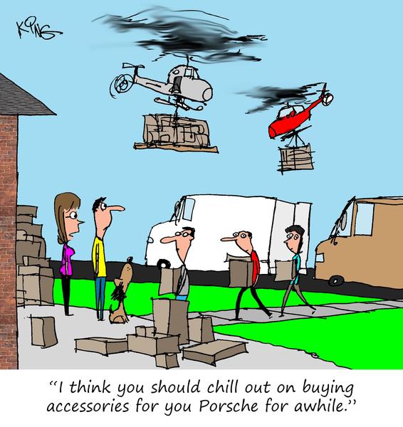 Porsche Cartoon
