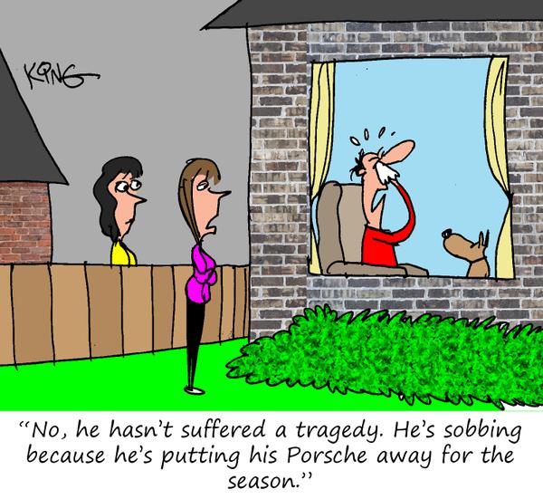 Porsche Cartoon