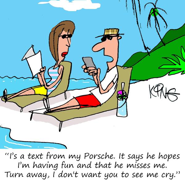 Porsche Cartoon