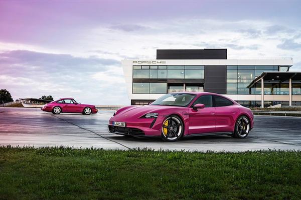 Porsche Taycan paint to color
