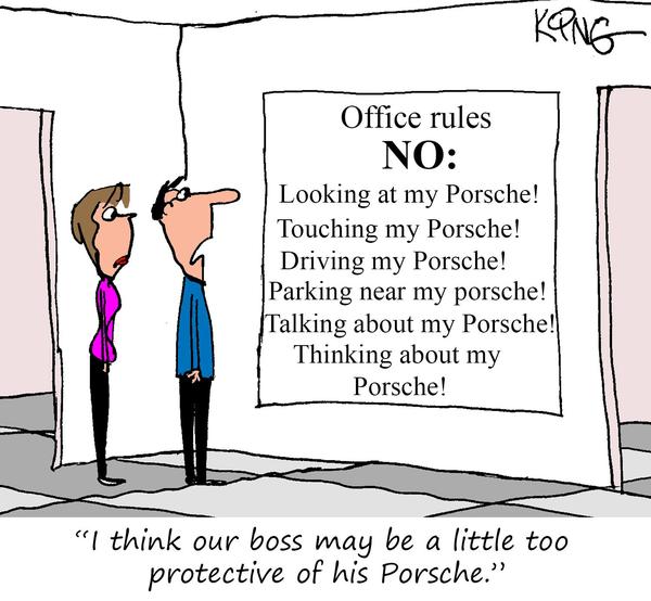Porsche Cartoon