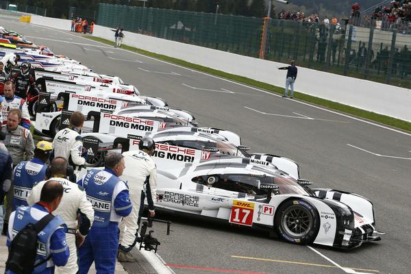 Porsche 919s at Spa
