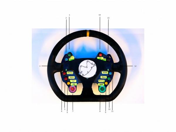 Porsche 911 RSR Steering Wheel