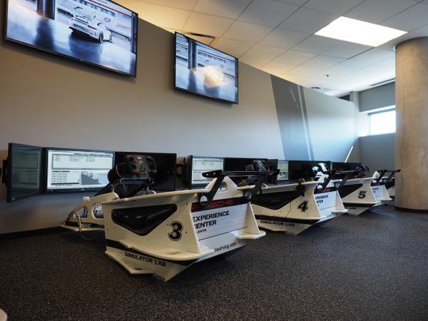Porsche Driving Simulators at Atlanta PEC